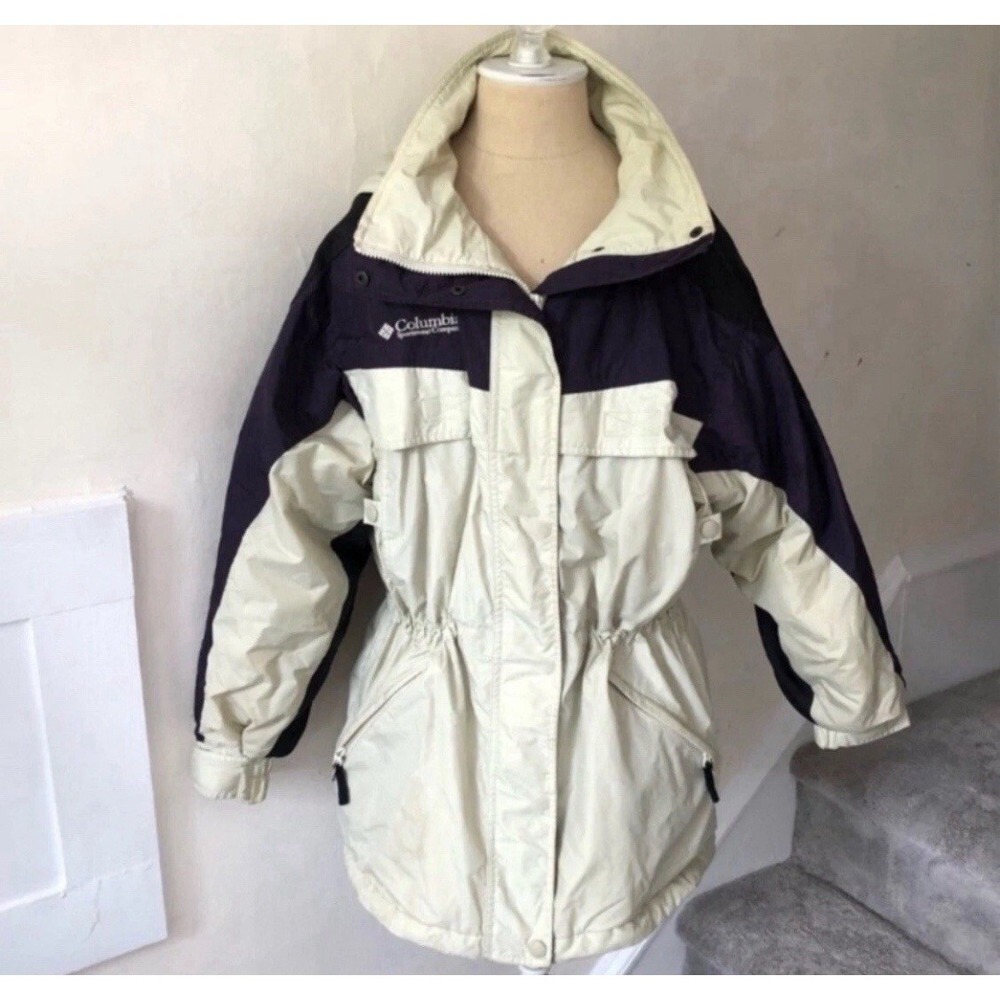 Columbia Women's Ski/Snow Detachable Hood Colorblock Puffer Coat Size‎ Medium